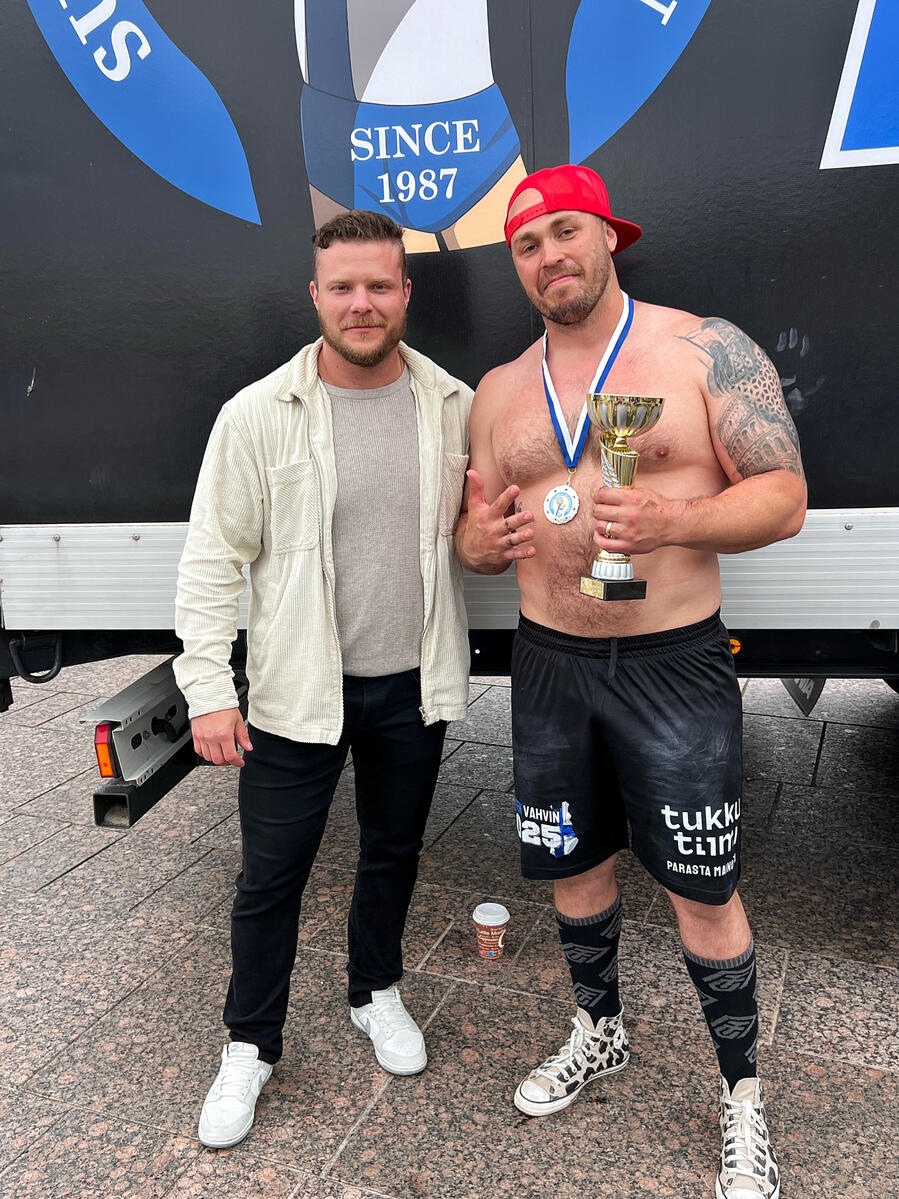 Oliver Uukuniemen Vahvin U105kg ja paikka SVM Finaaliin
